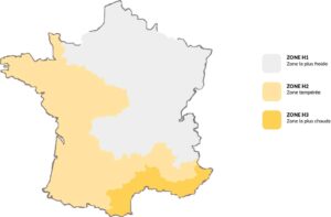 Carte zones climatiques France CEE